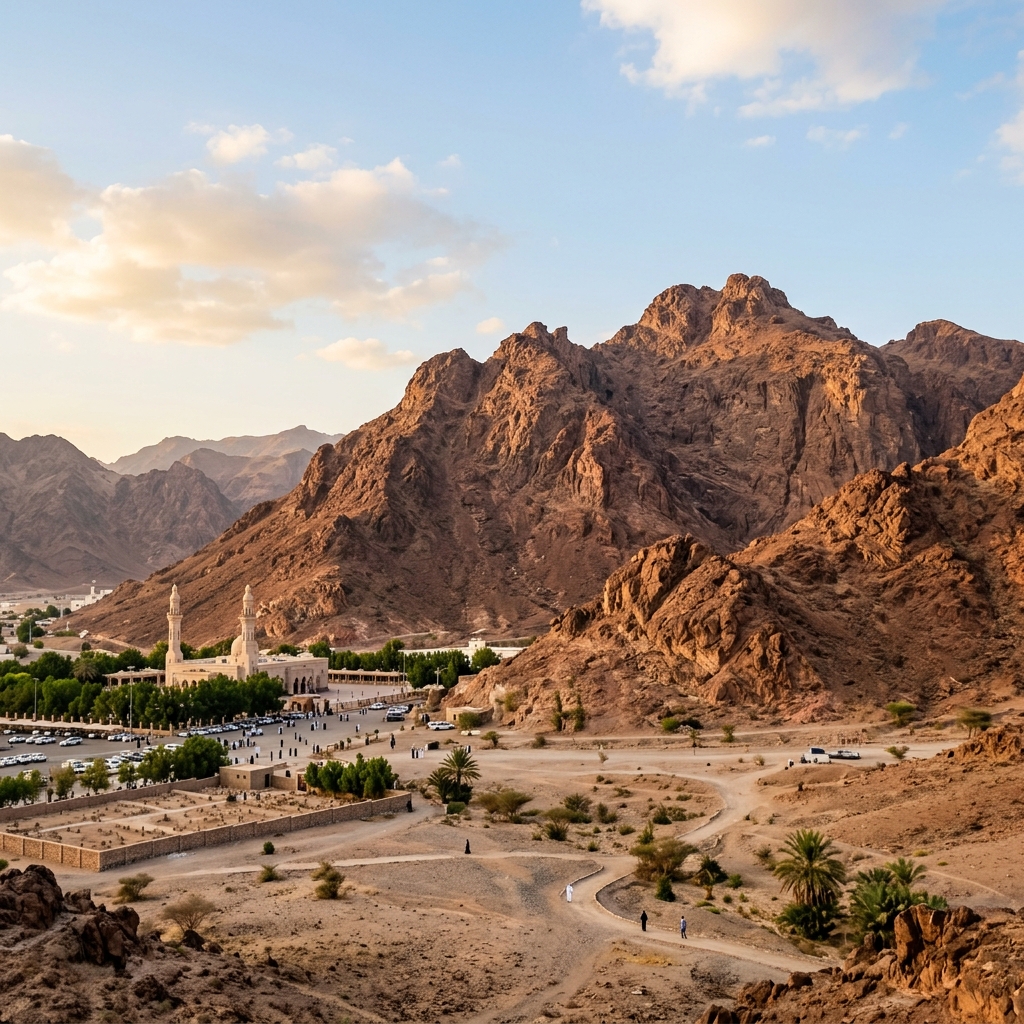 جبل أحد ومقبرة الشهداء